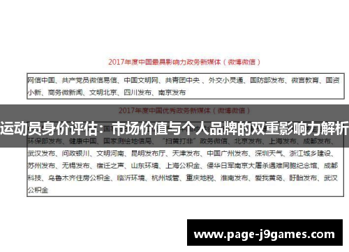 运动员身价评估:市场价值与个人品牌的双重影响力解析 运动员身价评估:市场价值与个人品牌的双重影响力解析